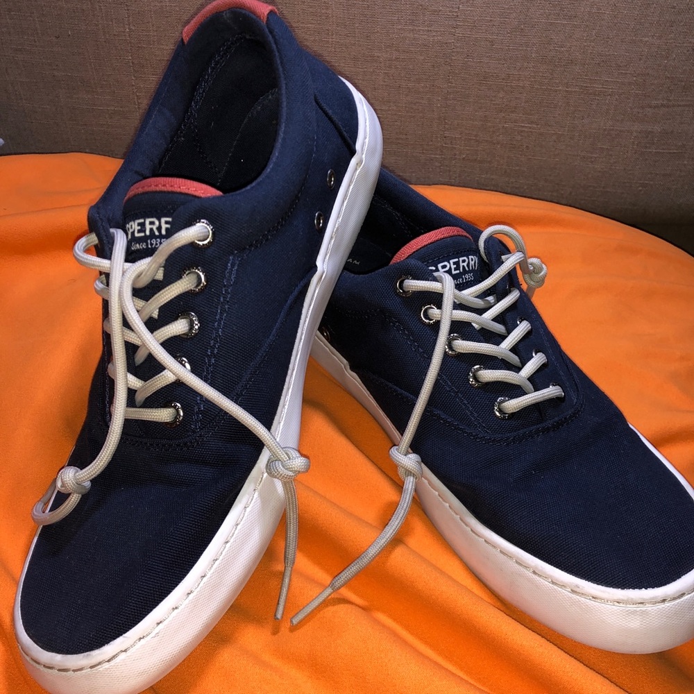 Sperry Canvas Top Sider Sneaker/Boat Shoe Size 10